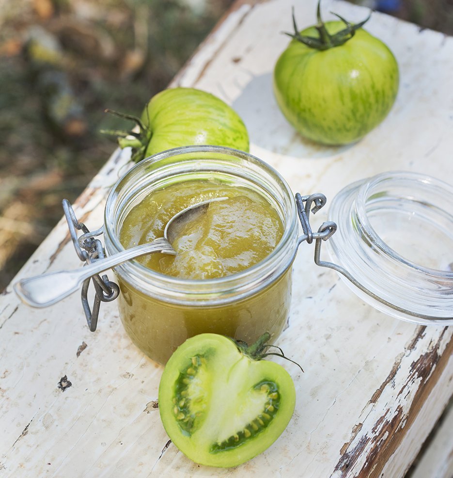Cover von Bio Magazin Marmelade von grünen Tomaten
